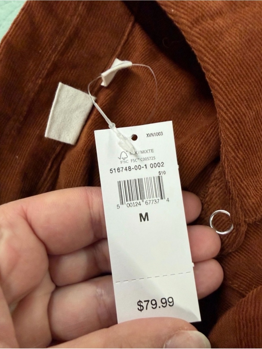 GAP Corduroy Jacket in Burnt Orange